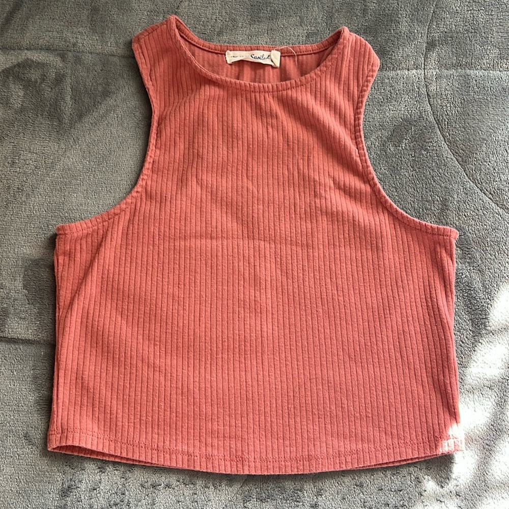 S Live to be Spoiled cropped tank